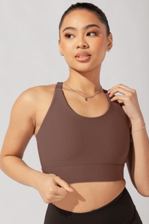 POPFLEX Ambition Bra Mocha | CAZQ29137