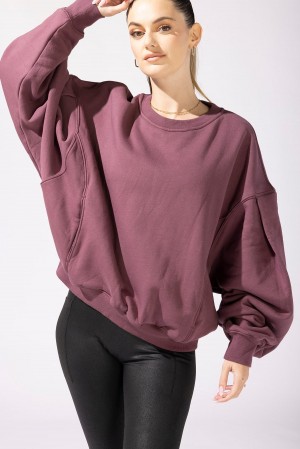 POPFLEX Brunch Svetrové Merlot | WJQX87391