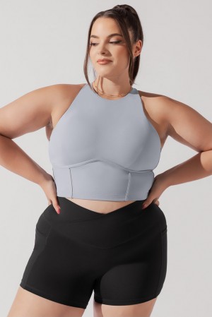 POPFLEX Cleo Corset Crop Bralette Blankyt | XKNE20835