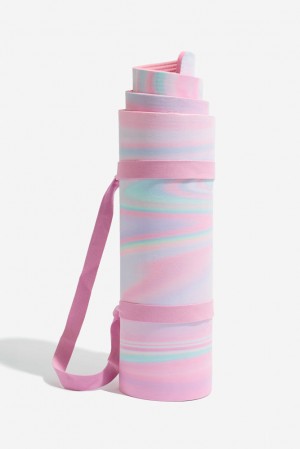 POPFLEX CloudCushion Veganské Semišové Jóga Mat Prismatic 0.5” Thick | TEZD16487