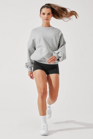 POPFLEX Cloud Crewneck Svetrové Šedé | EVJF52683