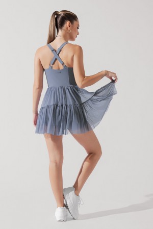 POPFLEX Corset Pirouette Šaty Blankyt | XZBK89475