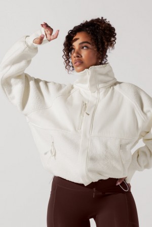POPFLEX Find Your Inner Fleece Jacket Krém | UISN15084