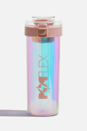 POPFLEX Iridescent Shaker Bottle Růžové | SBZU96723