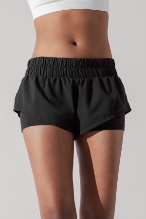 POPFLEX Low Rise Supershort™ Černé | YNWH17803