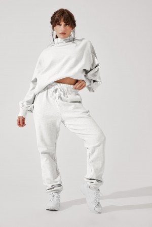 POPFLEX Ooey Gooey Sweatpant Světle Šedé | APIV49578