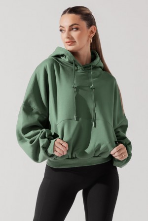 POPFLEX Pullover Cloud Hoodie Juniper | HQGI59084