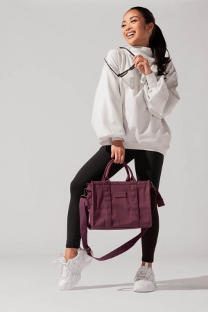POPFLEX Small Sloane Tote Huckleberry | ZCHO47510