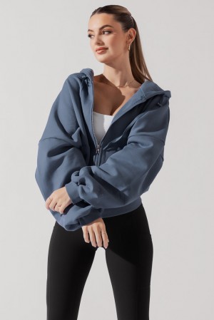 POPFLEX Zip Cloud Hoodie Blankyt | HFKD06721