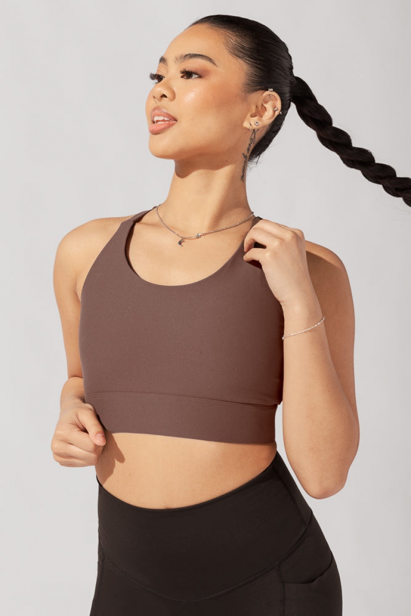 POPFLEX Ambition Bra Mocha | CAZQ29137