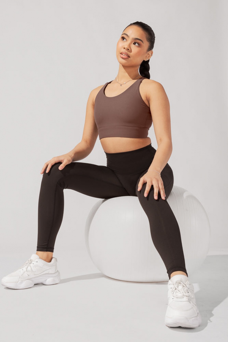 POPFLEX Ambition Bra Mocha | CAZQ29137