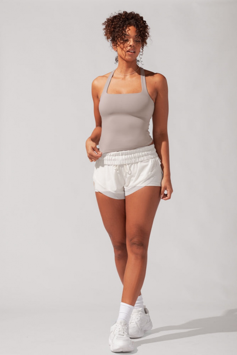 POPFLEX Audrey Tank Smoky Taupe | YIUK89254