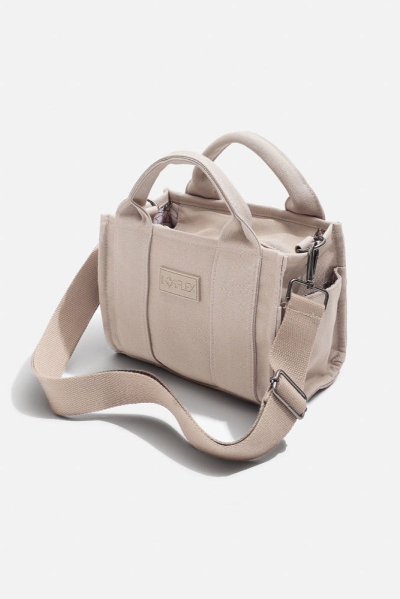 POPFLEX Baby Sloane Tote Taupe | CABD96814