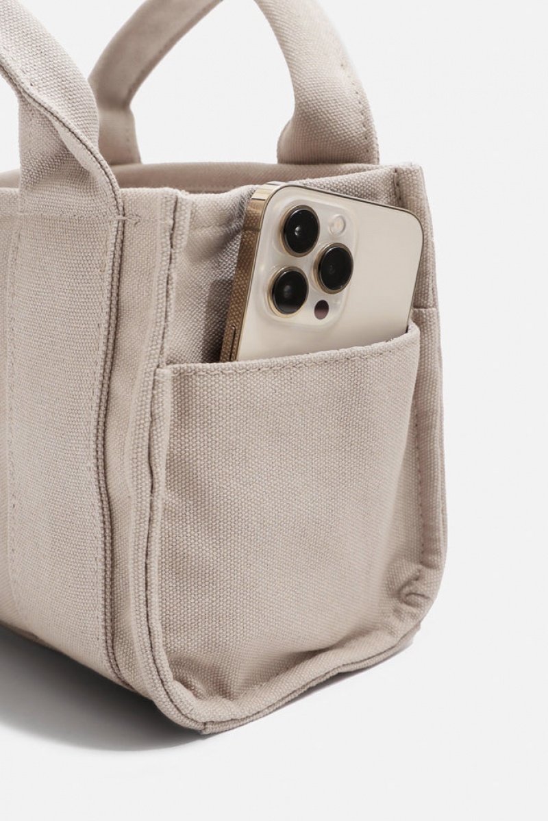 POPFLEX Baby Sloane Tote Taupe | CABD96814