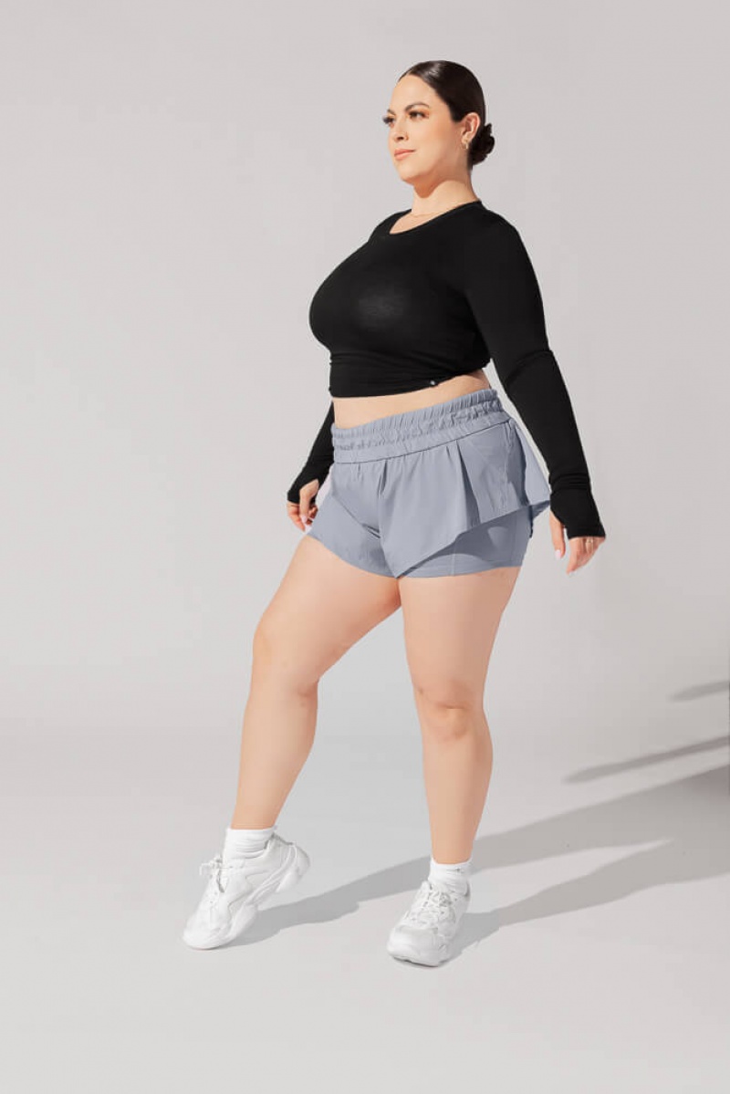 POPFLEX Bow Back Long Sleeve Černé | ZWFH52489