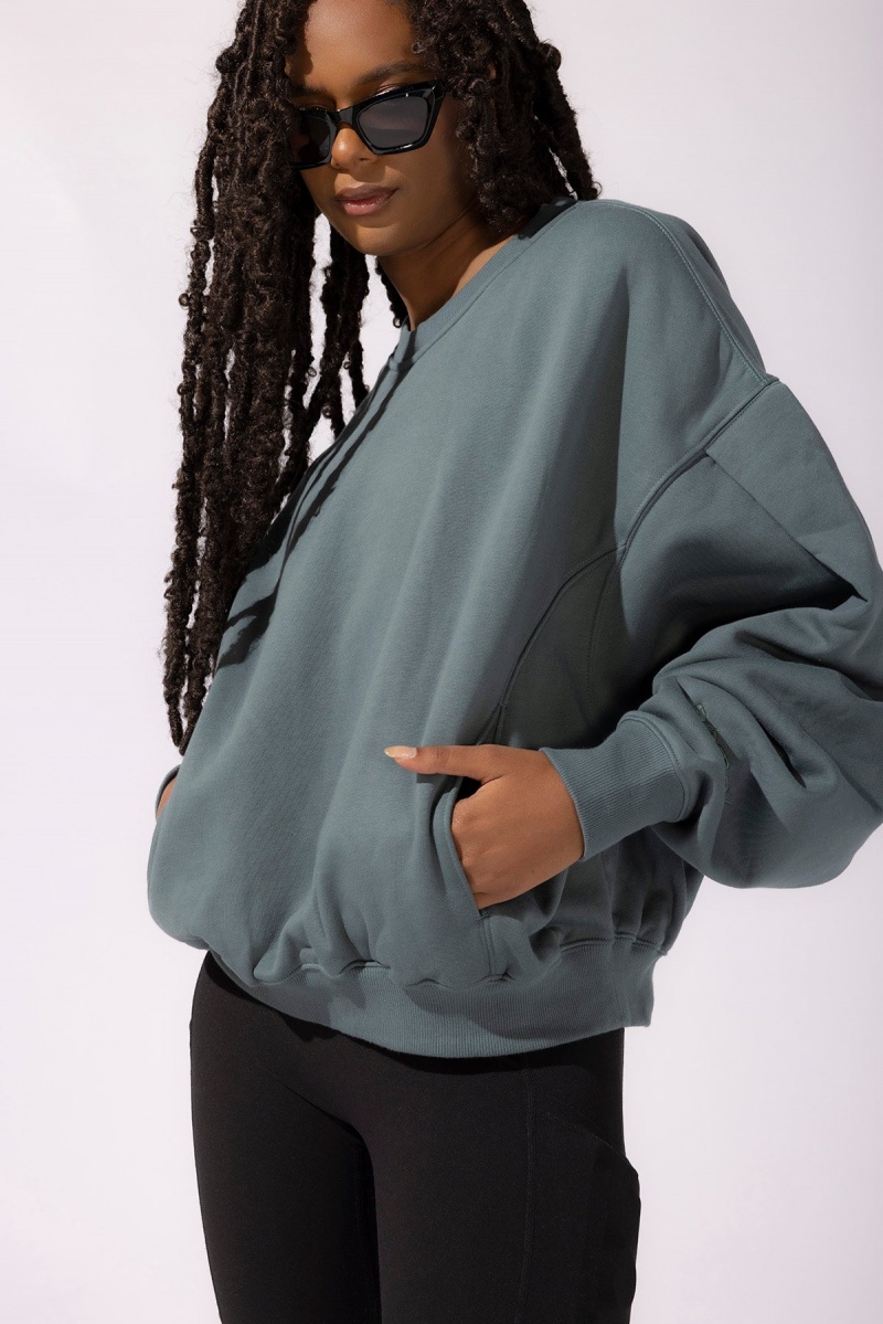POPFLEX Brunch Svetrové Teal | XEVI45980