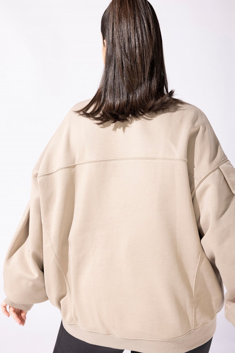POPFLEX Brunch Svetrové Warm Taupe | GUVX40983