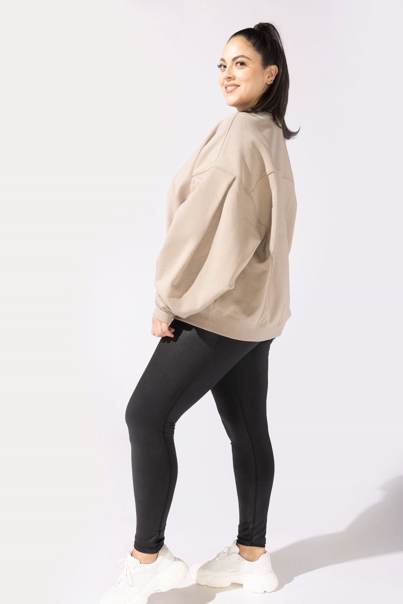 POPFLEX Brunch Svetrové Warm Taupe | GUVX40983