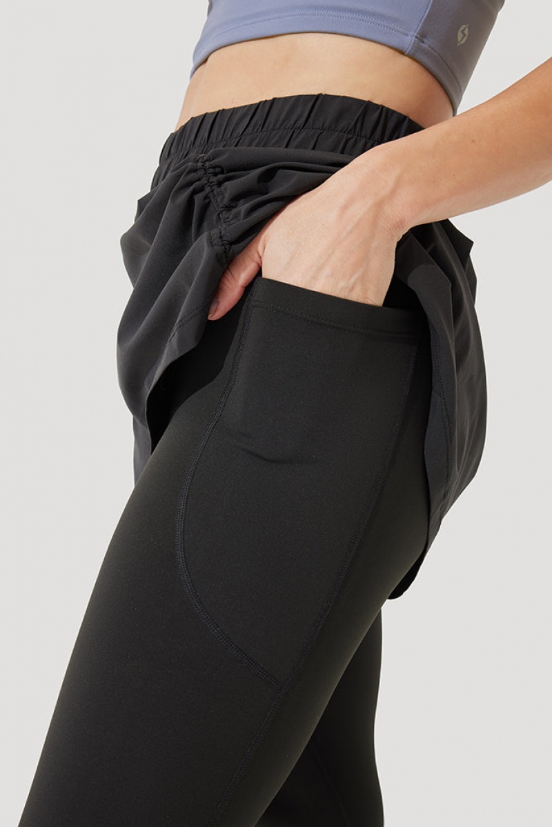 POPFLEX Bungee Sklegging Černé | PNYL18273