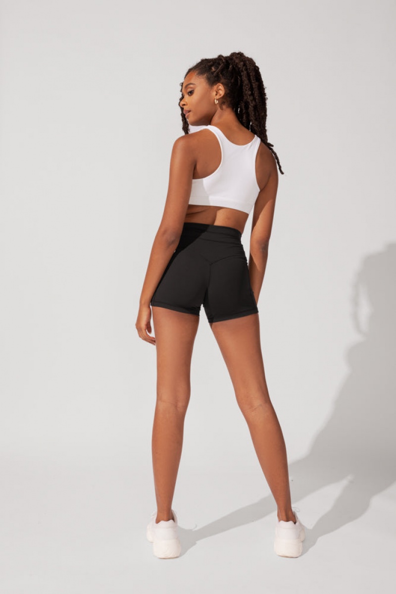 POPFLEX Cargo Booty Krátké (Soft Touch) Černé | BKRH81742