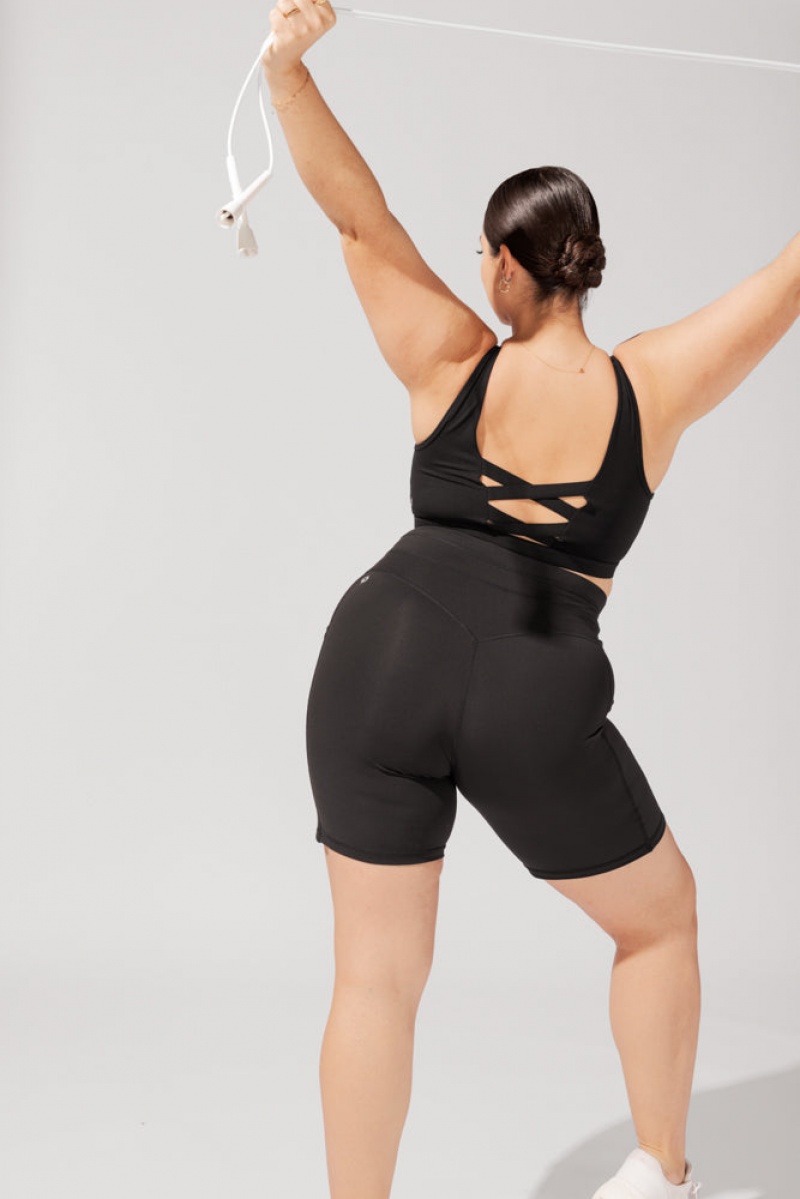 POPFLEX Cargo Cyklistické Krátké with Pockets (Pet Hair Resistant) Černé | EPQI56038