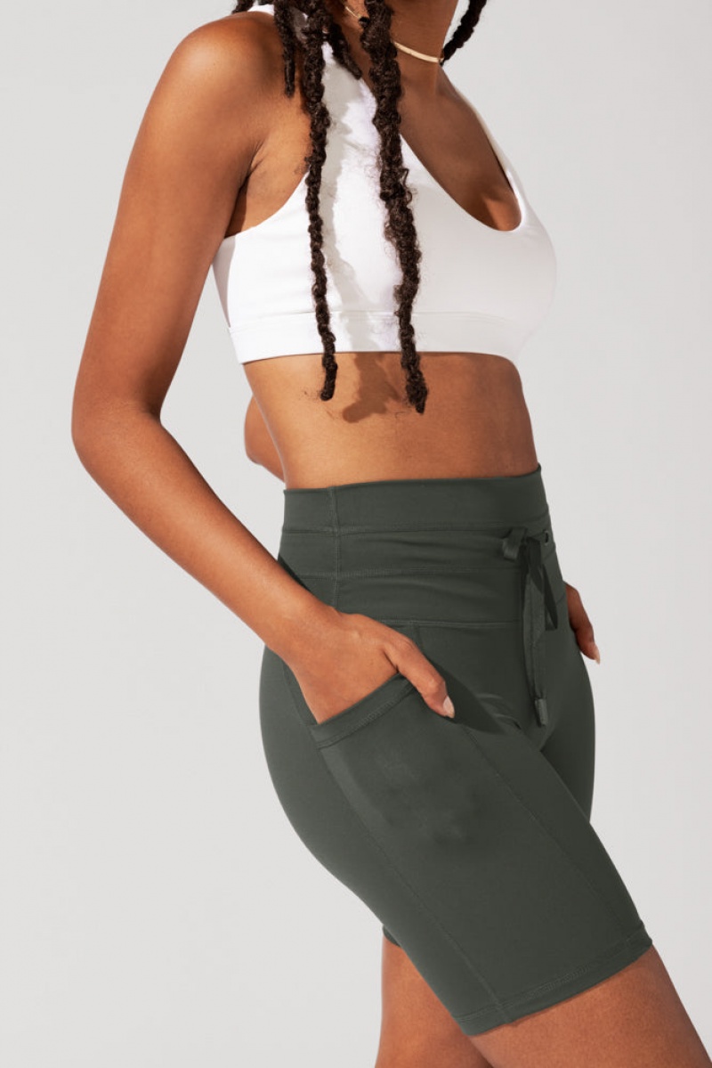 POPFLEX Cargo Cyklistické Krátké with Pockets (Pet Hair Resistant) Forestwood | RZVG94503