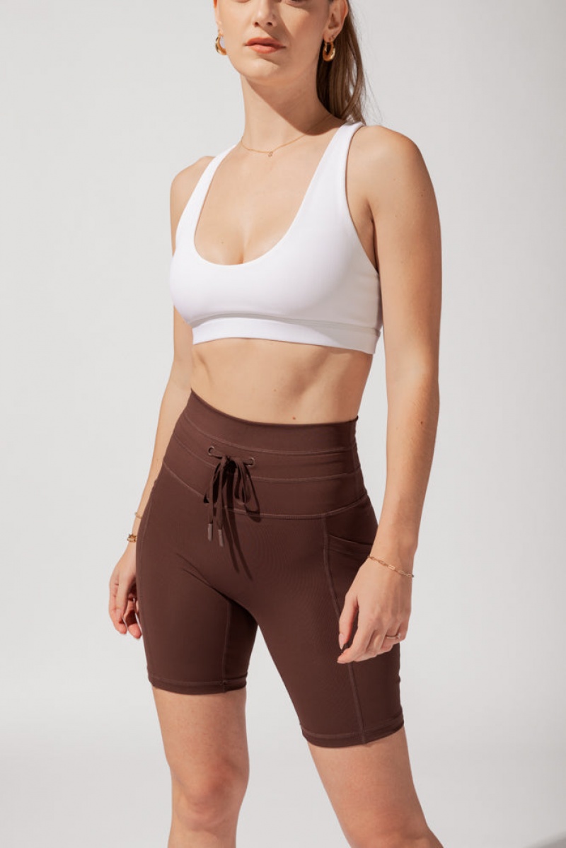 POPFLEX Cargo Cyklistické Krátké with Pockets (Pet Hair Resistant) Carob | KIPD53718