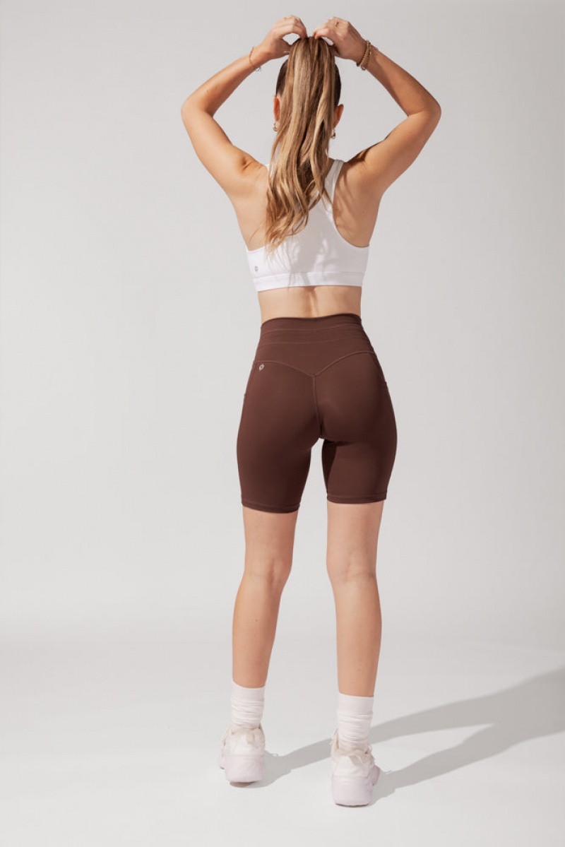 POPFLEX Cargo Cyklistické Krátké with Pockets (Pet Hair Resistant) Carob | KIPD53718