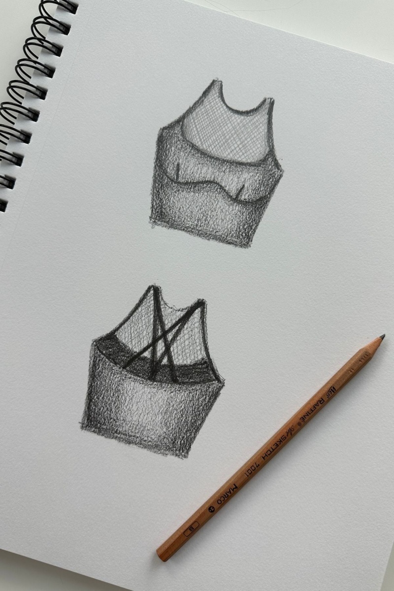 POPFLEX Celeste Mesh Crop Bralette Černé | EZUD08172