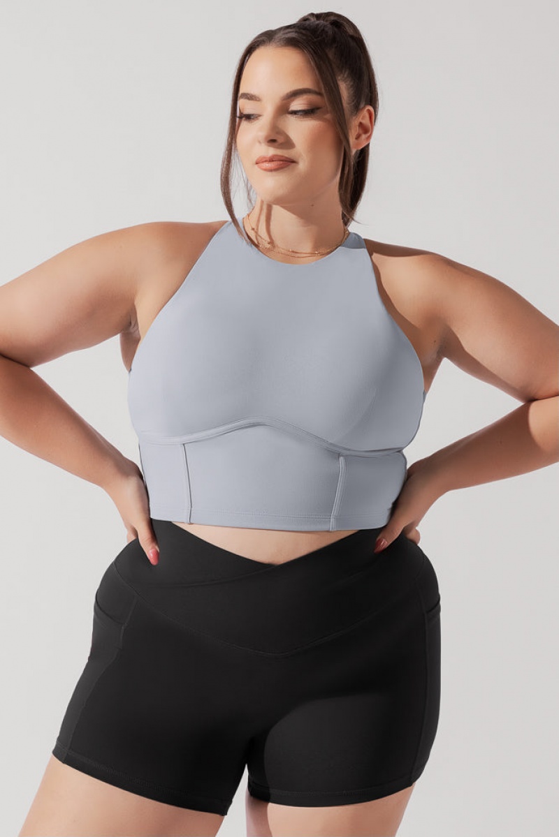 POPFLEX Cleo Corset Crop Bralette Blankyt | XKNE20835