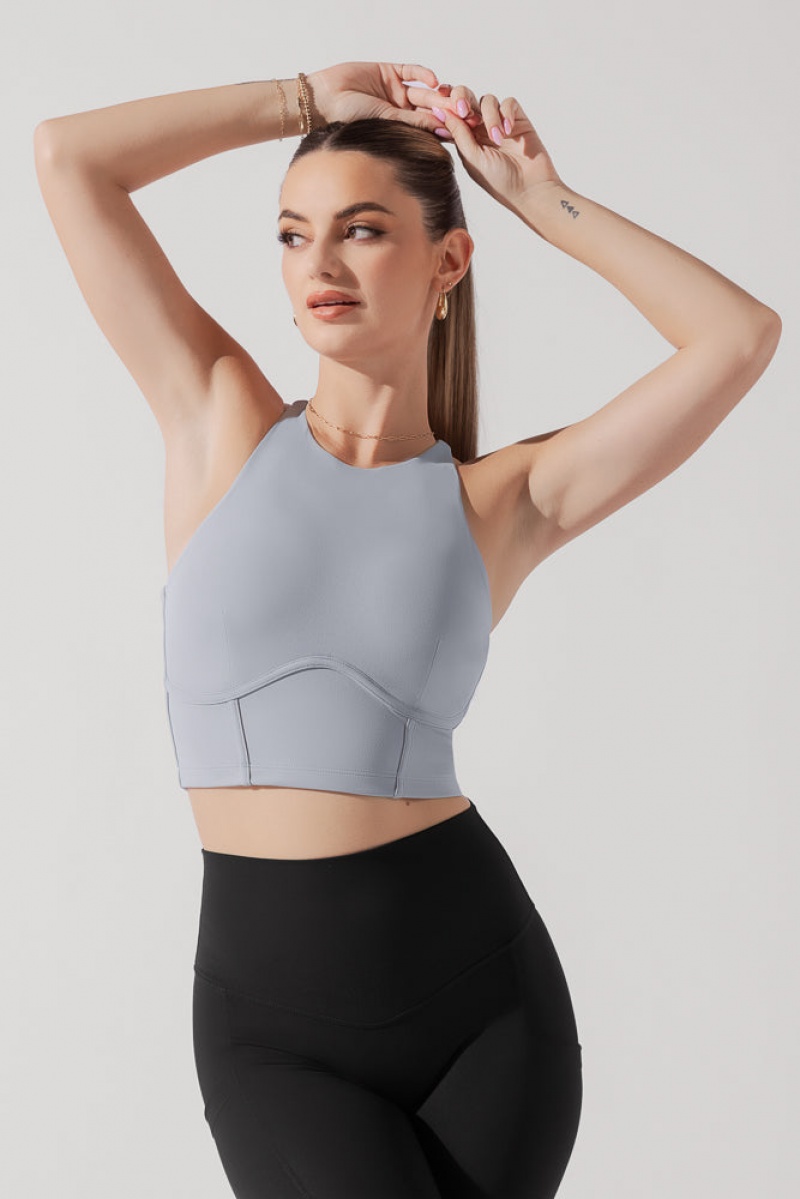 POPFLEX Cleo Corset Crop Bralette Blankyt | OZQH36709