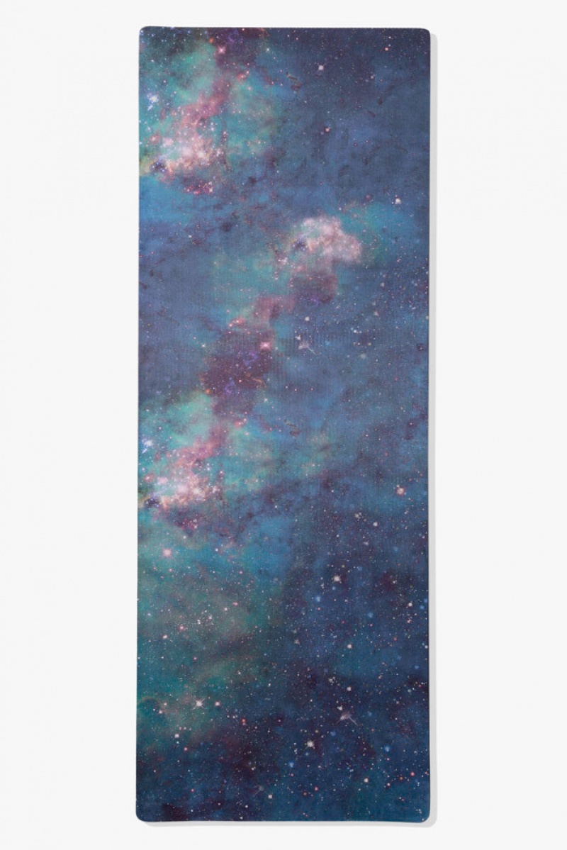 POPFLEX CloudCushion Veganské Semišové Jóga Mat Cool Cosmos 0.5