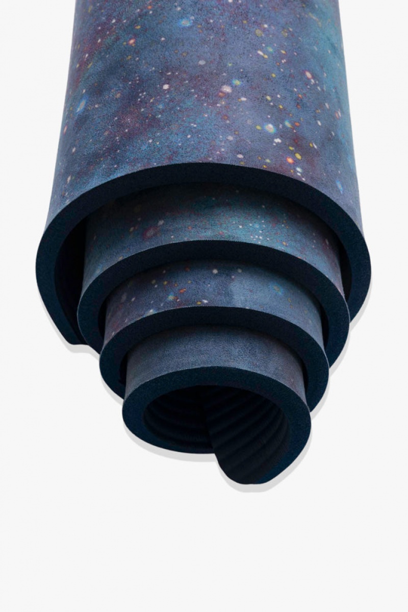 POPFLEX CloudCushion Veganské Semišové Jóga Mat Cool Cosmos 0.5