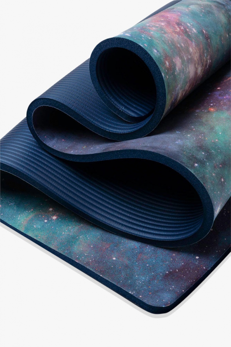 POPFLEX CloudCushion Veganské Semišové Jóga Mat Cool Cosmos 0.5\
