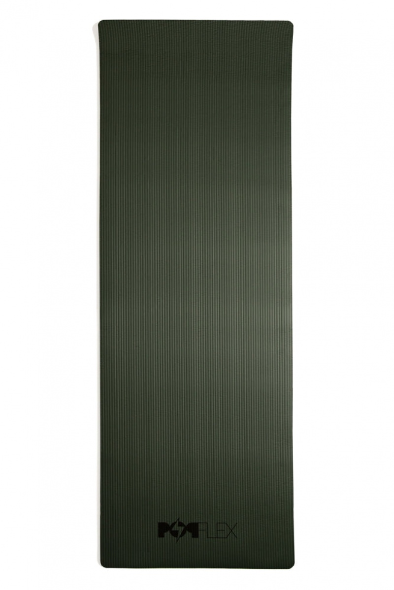 POPFLEX CloudCushion Veganské Semišové Jóga Mat Černé | NQGJ49163