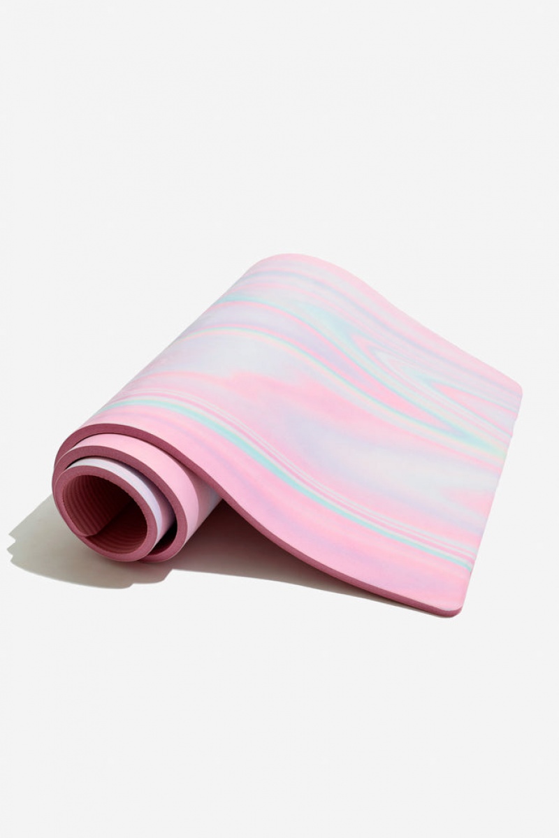 POPFLEX CloudCushion Veganské Semišové Jóga Mat Prismatic 0.5” Thick | TEZD16487