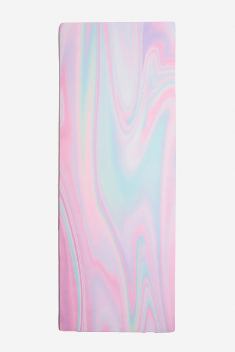 POPFLEX CloudCushion Veganské Semišové Jóga Mat Prismatic 0.5” Thick | TEZD16487