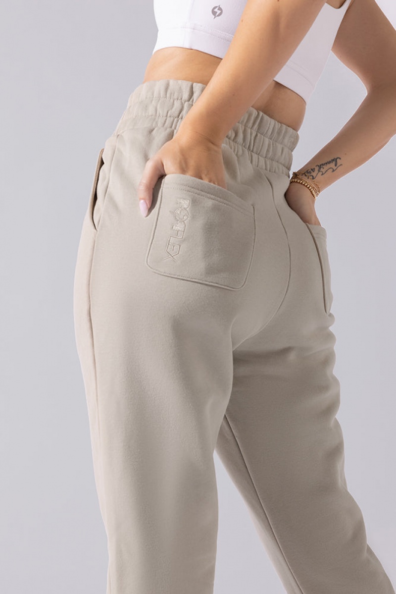 POPFLEX Cloud Rollover Sweatpant Seashell | SXBN78149