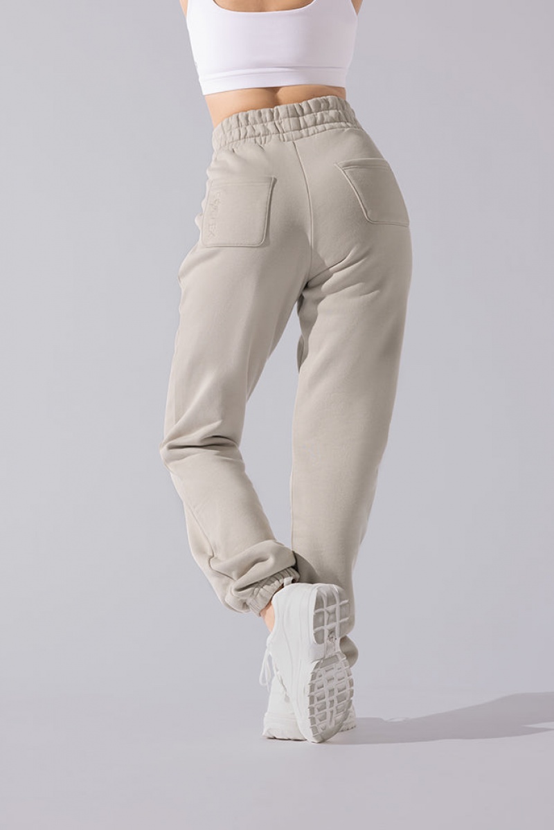 POPFLEX Cloud Rollover Sweatpant Seashell | SXBN78149