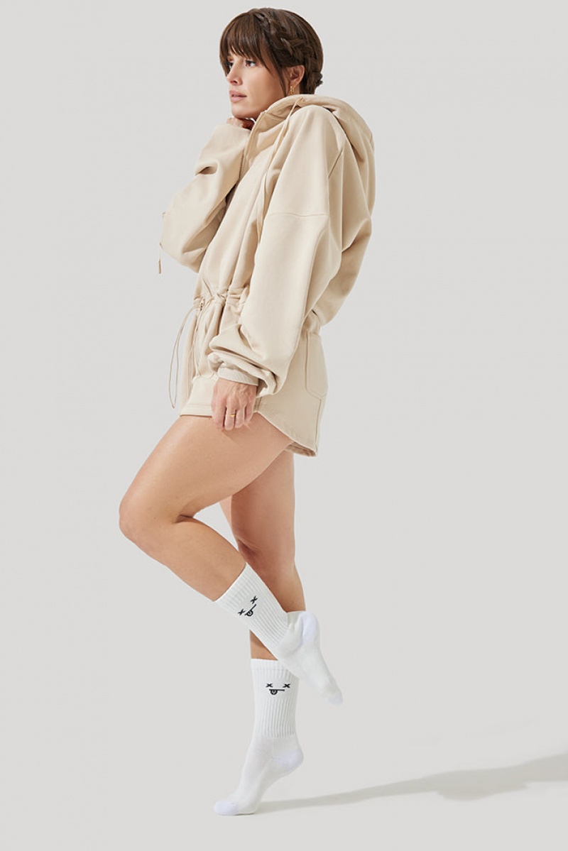 POPFLEX Cloud Romper Sand | OHKB86215