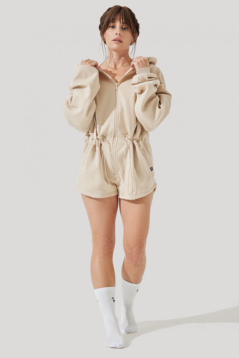 POPFLEX Cloud Romper Sand | OHKB86215