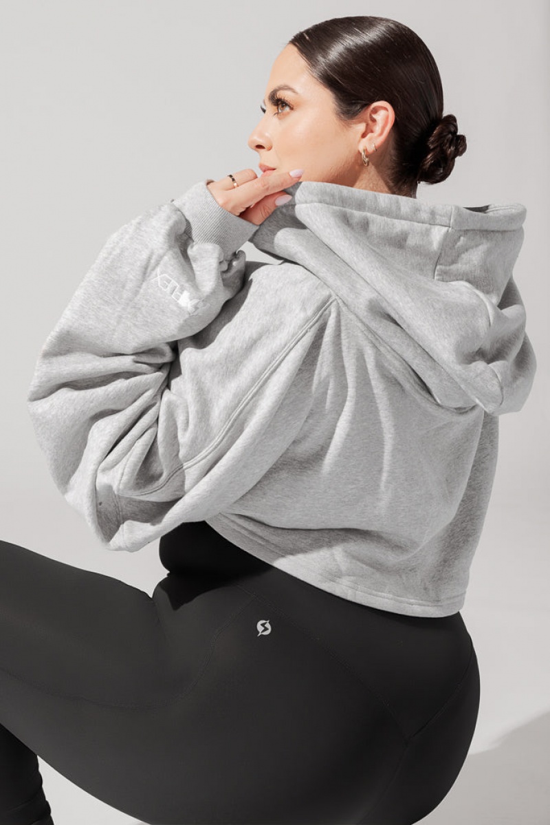 POPFLEX Cloud Shruggie Šedé | FQPZ09152