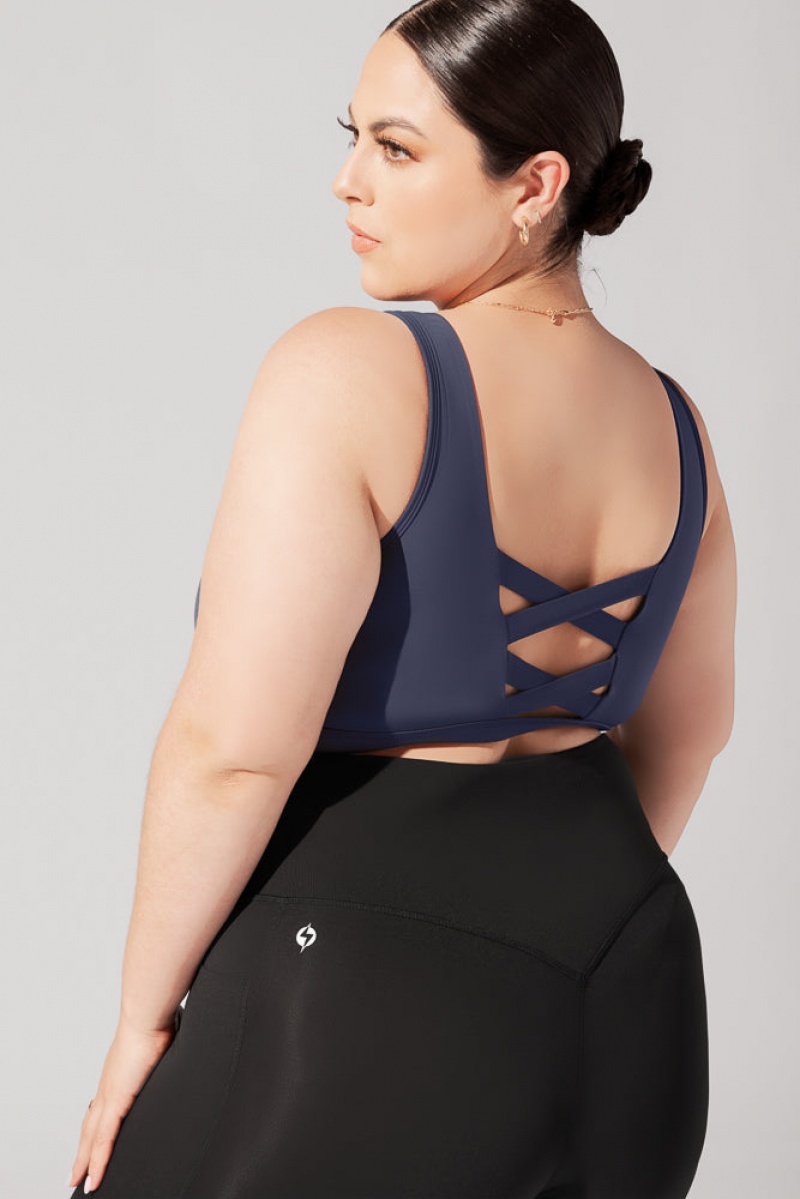 POPFLEX Corset Bra Tmavě Blankyt | ZIQV52908