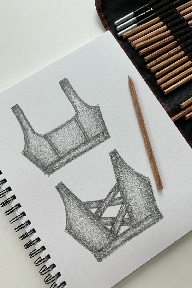 POPFLEX Corset Bra Tmavě Blankyt | ZIQV52908