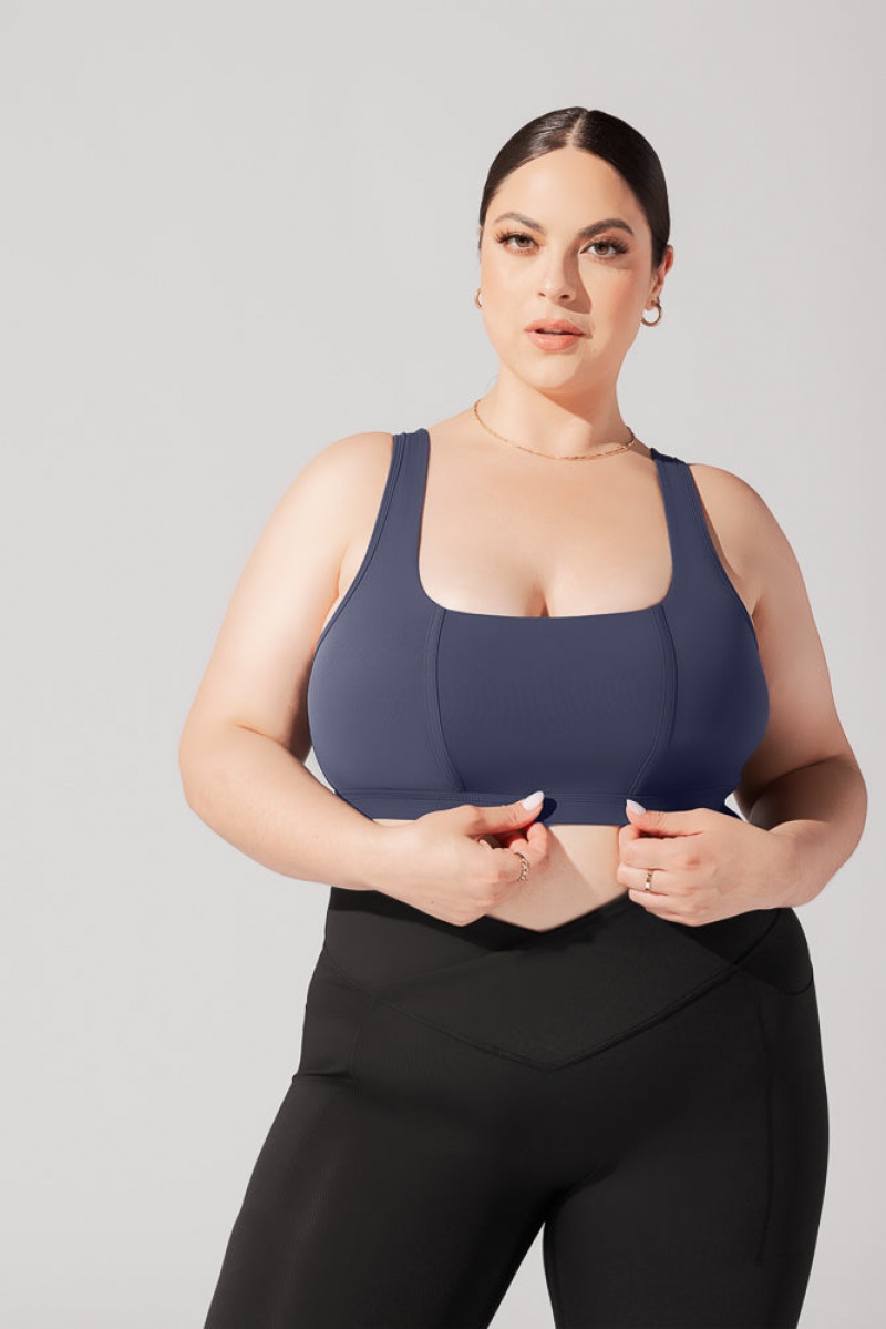 POPFLEX Corset Bra Tmavě Blankyt | ZIQV52908
