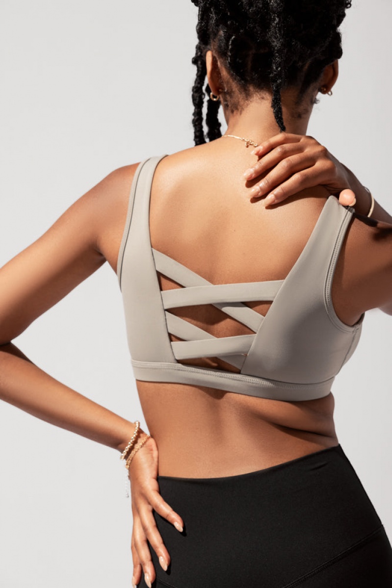 POPFLEX Corset Bra Šedé | WZMX42937