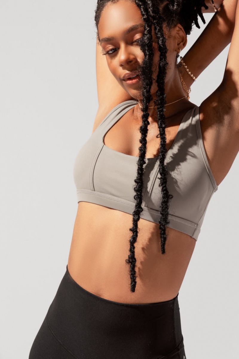 POPFLEX Corset Bra Šedé | WZMX42937
