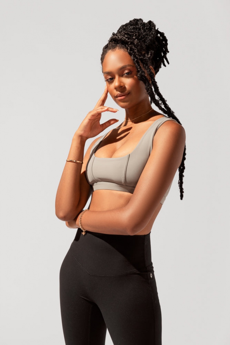 POPFLEX Corset Bra Šedé | WZMX42937
