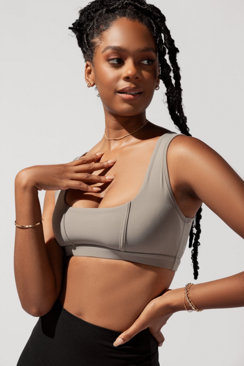 POPFLEX Corset Bra Šedé | WZMX42937