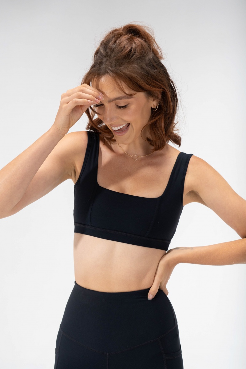 POPFLEX Corset Bra Černé | KUAT95328